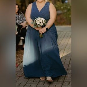 Azazie Kingsley Dress- Neptune